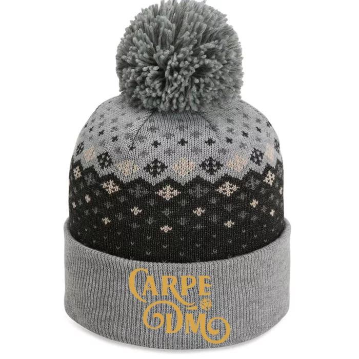 Carpe Dm Dungeon Master Tabletop Rpg Gaming The Baniff Cuffed Pom Beanie