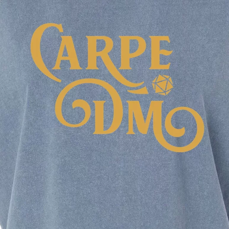 Carpe Dm Dungeon Master Tabletop Rpg Gaming Garment-Dyed Women's Muscle Tee