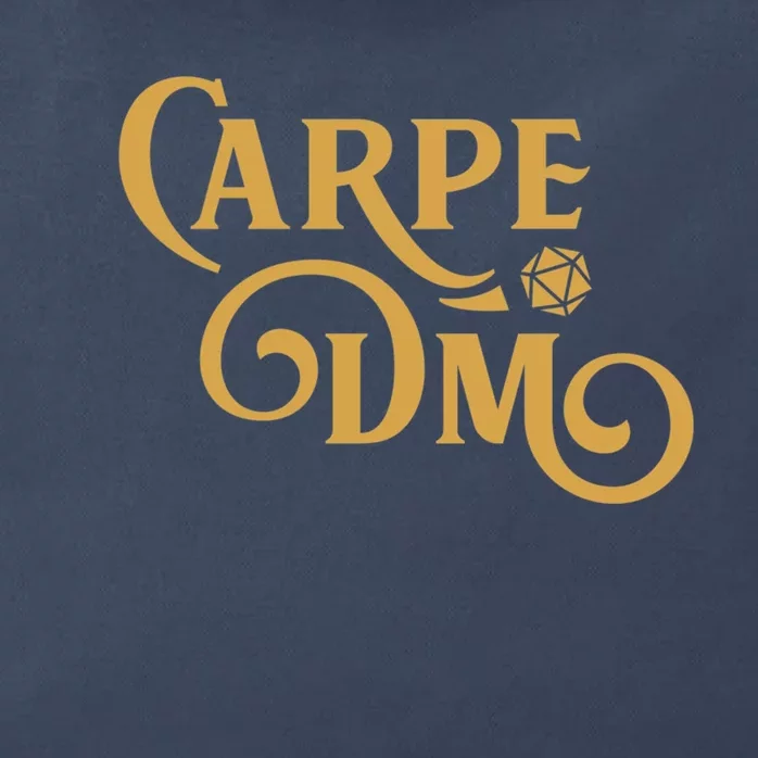 Carpe Dm Dungeon Master Tabletop Rpg Gaming Zip Tote Bag