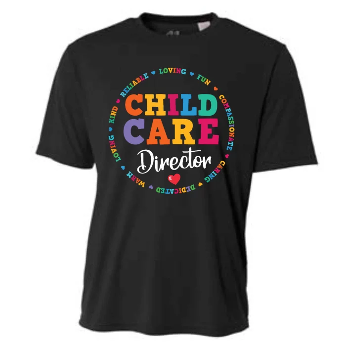 Childcare Director Daycare Crew School Provider Teacher Cooling Performance Crew T-Shirt