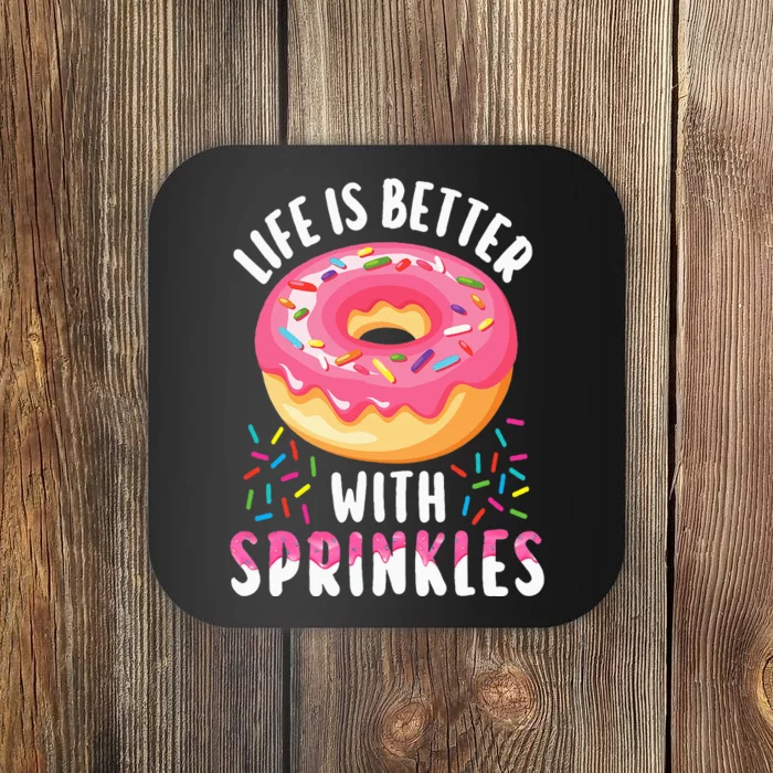 Cool Donut Design For Pastry Doughnut Donut Lover Coaster