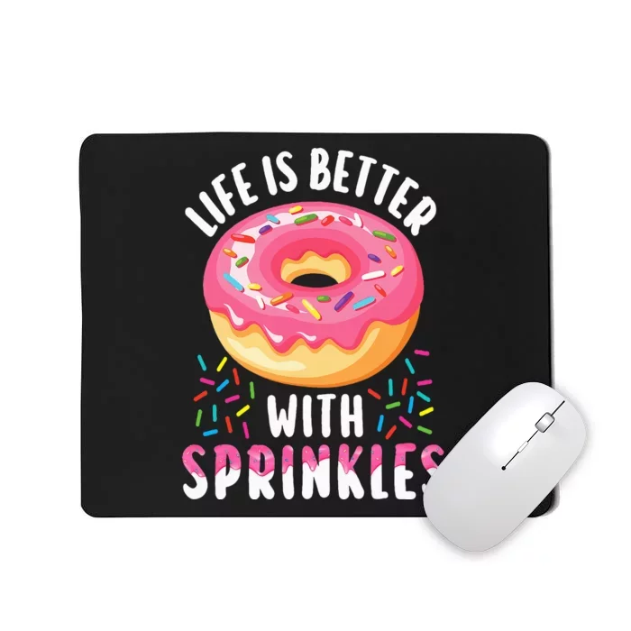 Cool Donut Design For Pastry Doughnut Donut Lover Mousepad