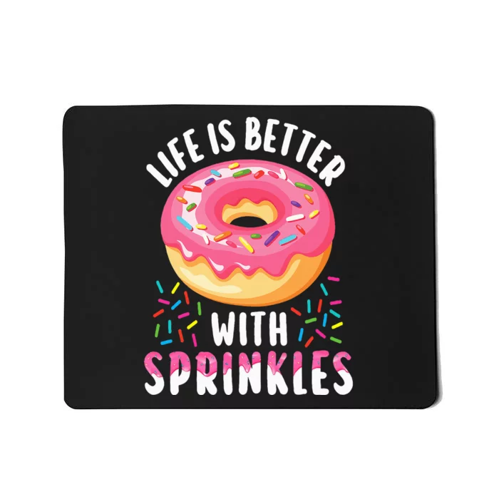 Cool Donut Design For Pastry Doughnut Donut Lover Mousepad