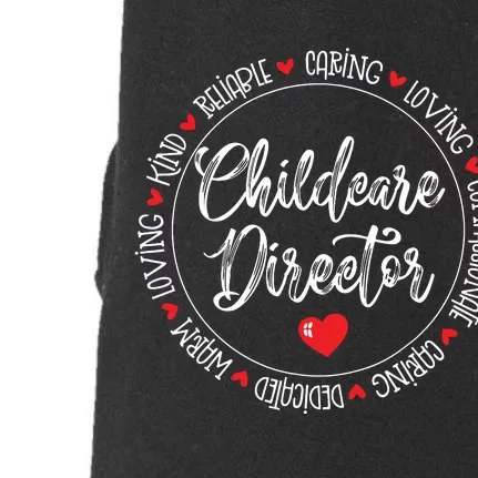 Childcare Director Daycare Crew School Provider Teacher Doggie 3-End Fleece Hoodie