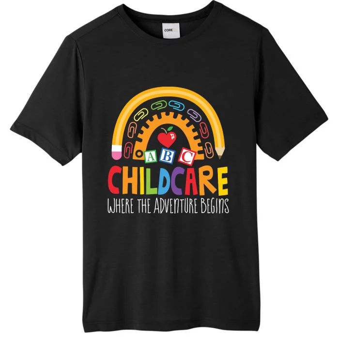 Childcare Director Daycare Crew School Provider Teacher ChromaSoft Performance T-Shirt