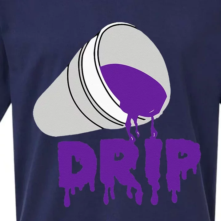 Codeine Dream Drip Purple Hip Hop Rap Social Media Sueded Cloud Jersey T-Shirt