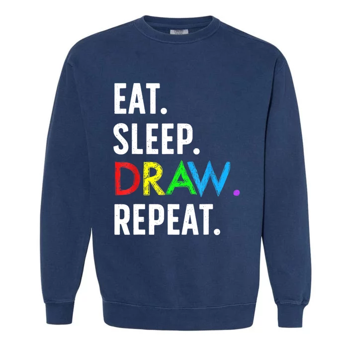 Cute Drawing Design For Men Women Sketch Artist Drawing Garment-Dyed Sweatshirt