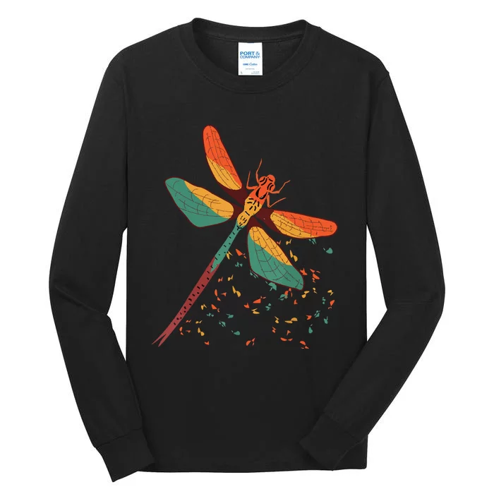 Cool Dragonfly Design For Insect Dragonfly Lovers Tall Long Sleeve T-Shirt