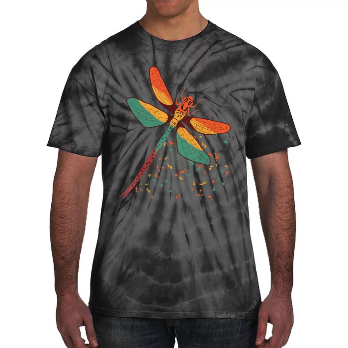 Cool Dragonfly Design For Insect Dragonfly Lovers Tie-Dye T-Shirt