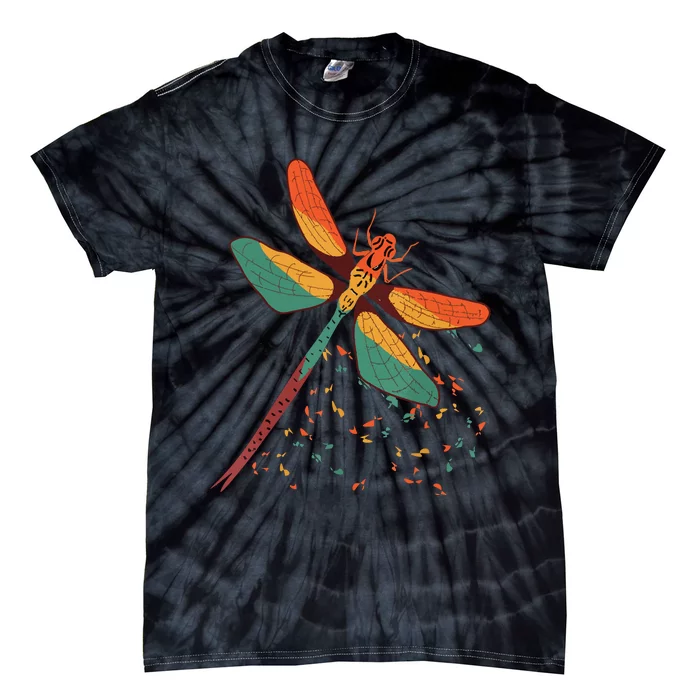 Cool Dragonfly Design For Insect Dragonfly Lovers Tie-Dye T-Shirt