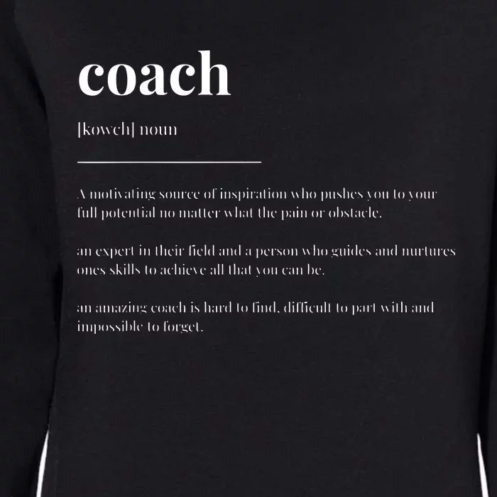 Coach Definition Dictionary Design Womens California Wash Sweatshirt