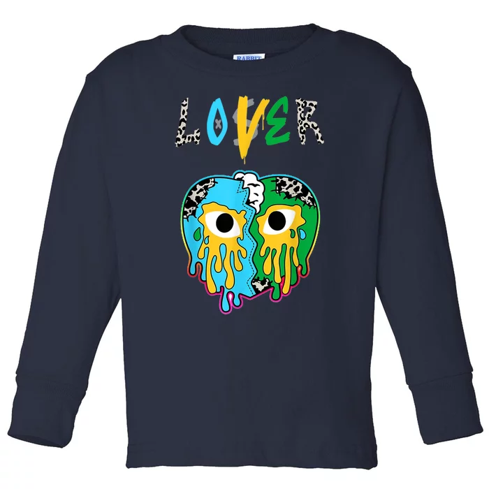 Chunky Dunky Dunks Loser Lover Heart Crying Chunky Dunky Toddler Long Sleeve Shirt