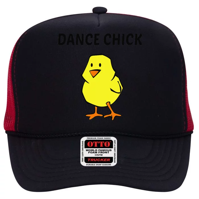 Cute Dancer Dance Chick Easter Dance High Crown Mesh Trucker Hat