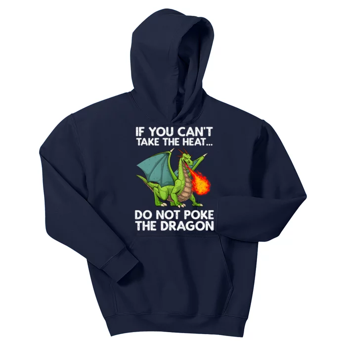 Cool Dragon Design For Men Women Mythical Dragon Lover Kids Hoodie