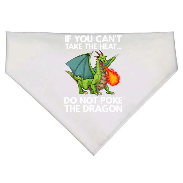 Cool Dragon Design For Men Women Mythical Dragon Lover USA-Made Doggie Bandana