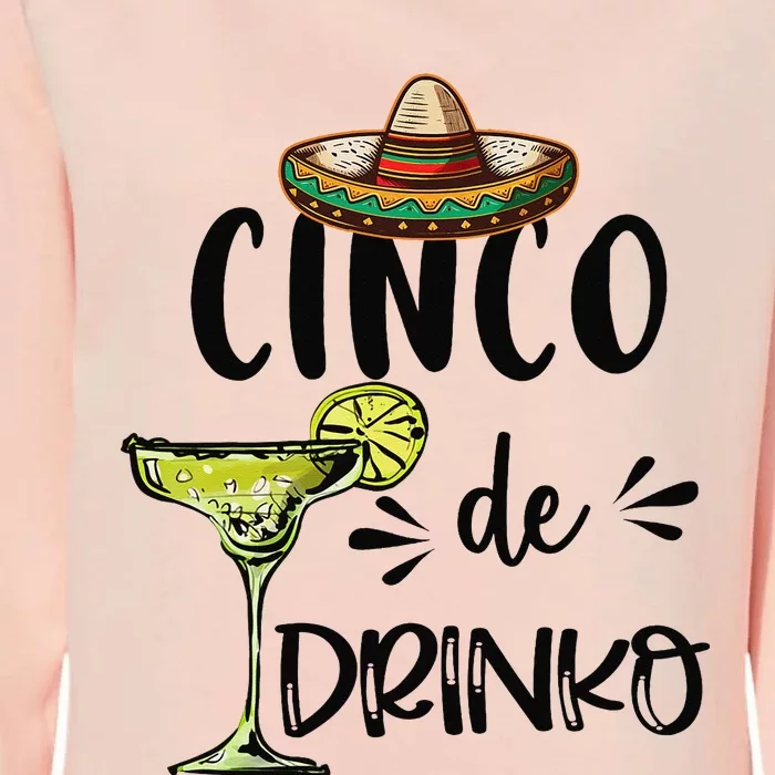 Cinco Drinko De Mayo Fiesta Squad Mexican Party 5 de mayo Womens California Wash Sweatshirt