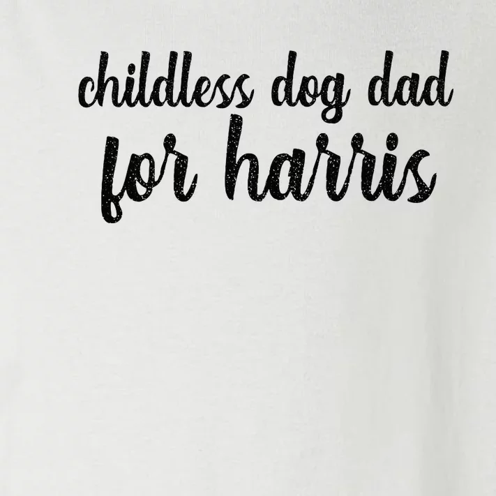 Childless Dog Dad For Harris Walz Love Dogs 2024 Vote Kamala Toddler Long Sleeve Shirt