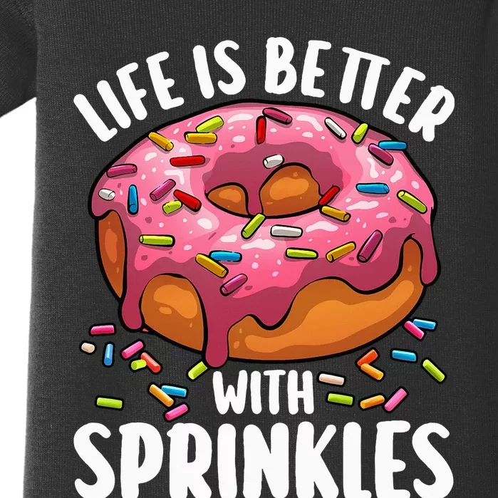 Cool Donut Design For Doughnut Donut Lover Baby Bodysuit