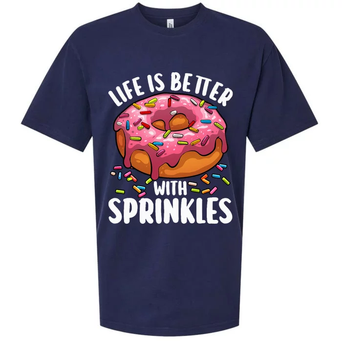 Cool Donut Design For Doughnut Donut Lover Sueded Cloud Jersey T-Shirt