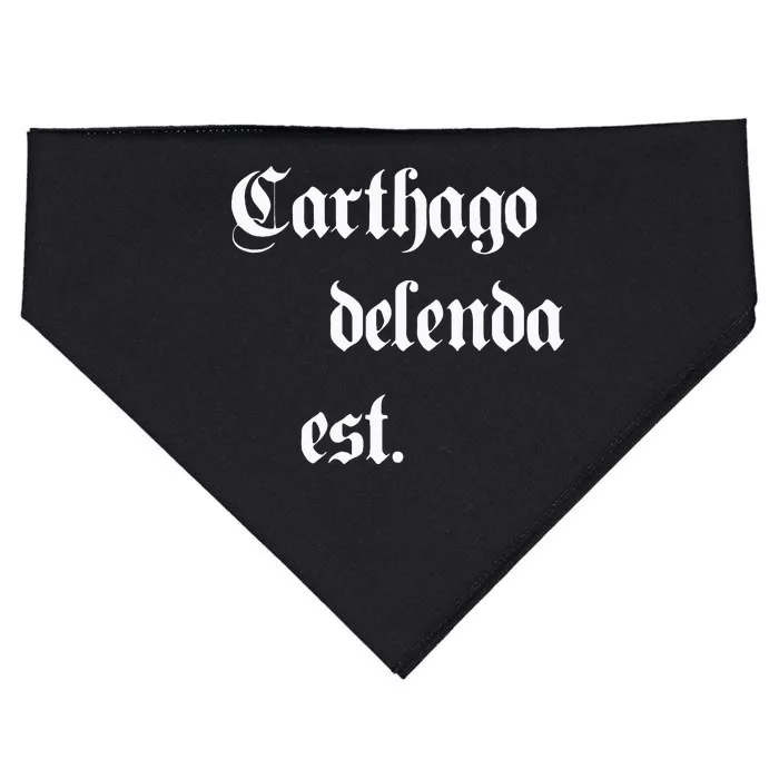 Carthago Delenda Est USA-Made Doggie Bandana