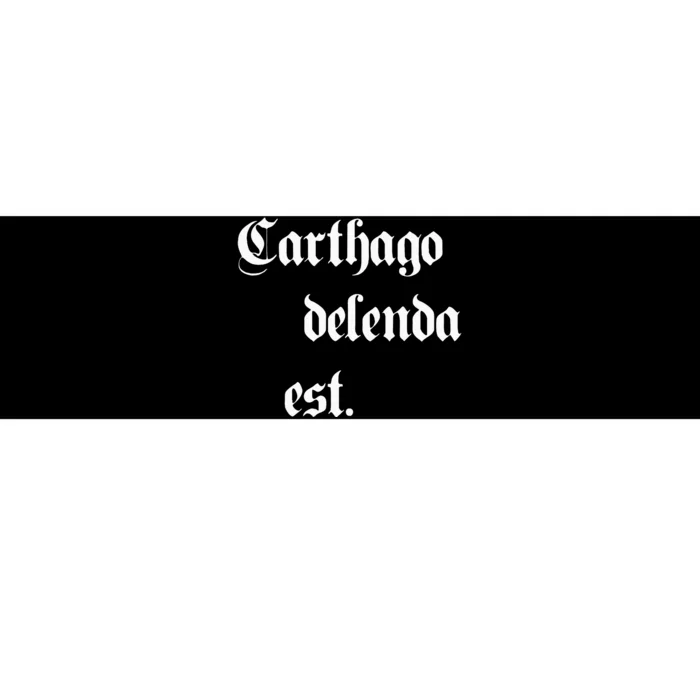 Carthago Delenda Est Bumper Sticker