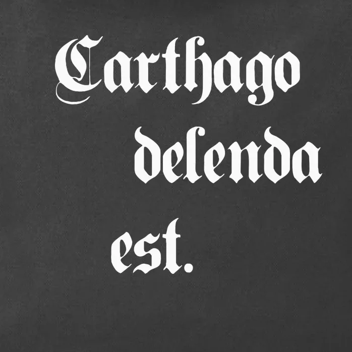 Carthago Delenda Est Zip Tote Bag