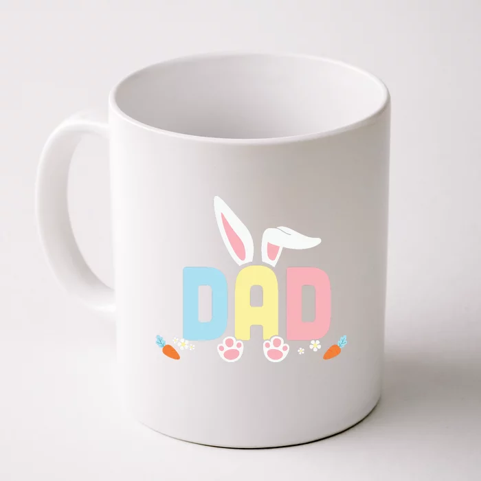 Cute Dad Easter Bunny Ears Father's Day Easter Day Front & Back Coffee Mug