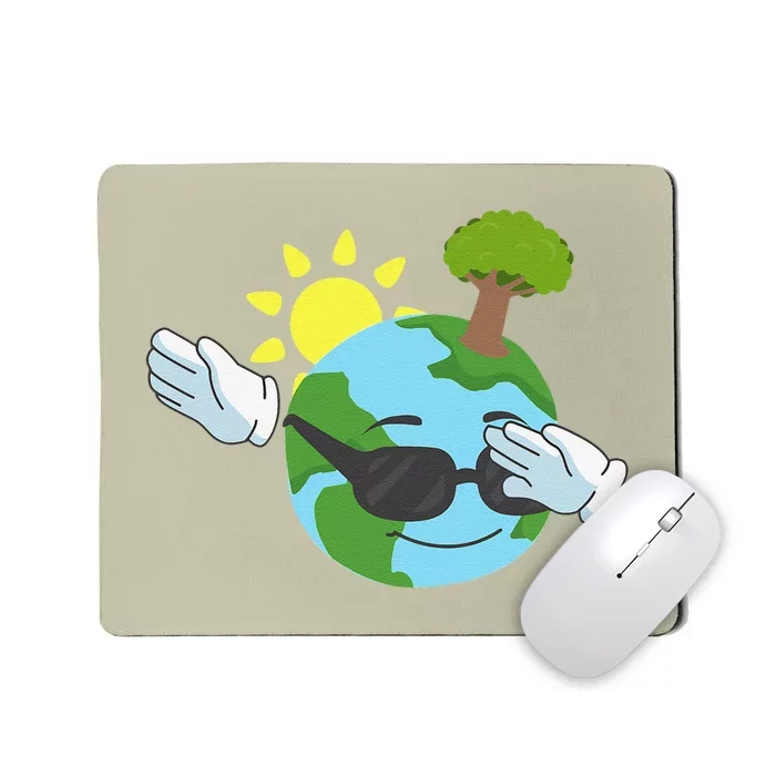 Cool Dabbing Earth Day For And Mousepad