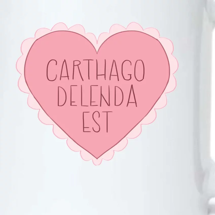 Carthago Delenda Est Valentine Black Color Changing Mug