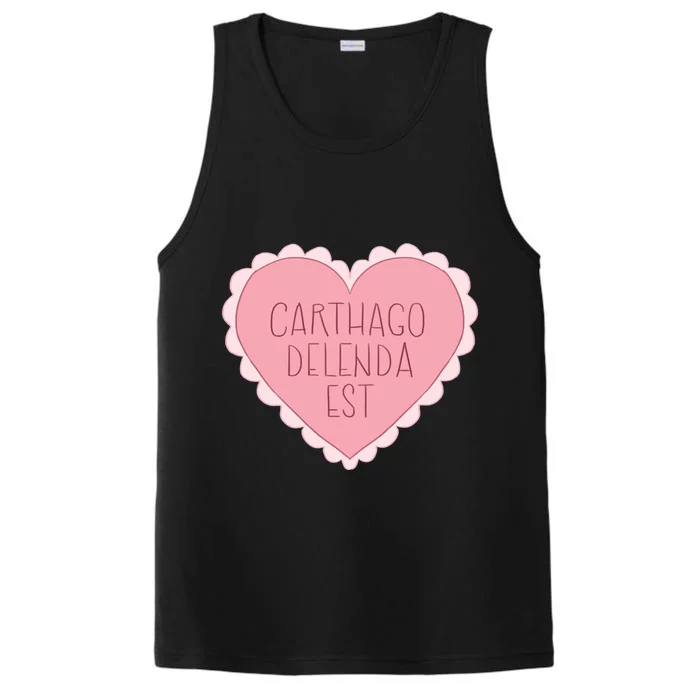 Carthago Delenda Est Valentine Performance Tank