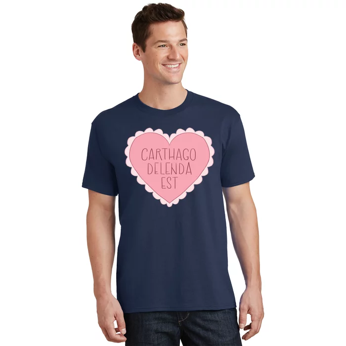 Carthago Delenda Est Valentine T-Shirt