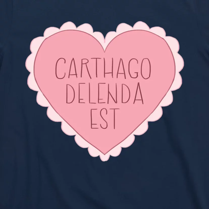 Carthago Delenda Est Valentine T-Shirt