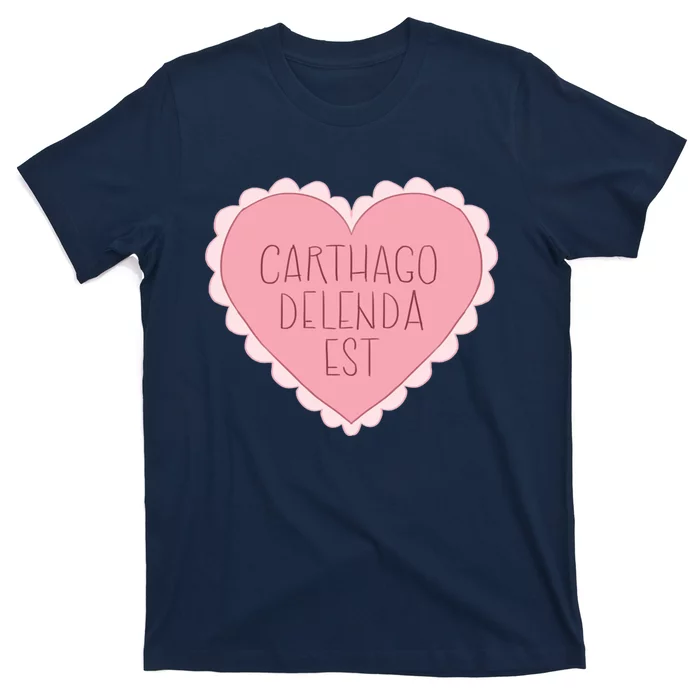 Carthago Delenda Est Valentine T-Shirt