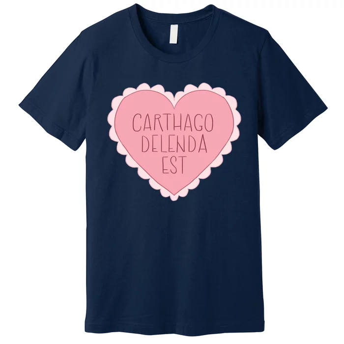 Carthago Delenda Est Valentine Premium T-Shirt