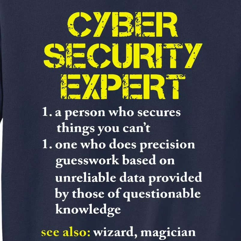 Cybersecurity Definition Expert Computer Engineer Sweatshirt