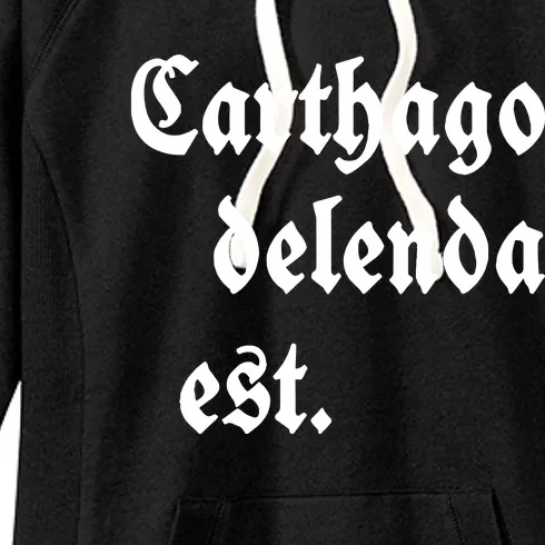 Carthago Delenda Est Women's Fleece Hoodie