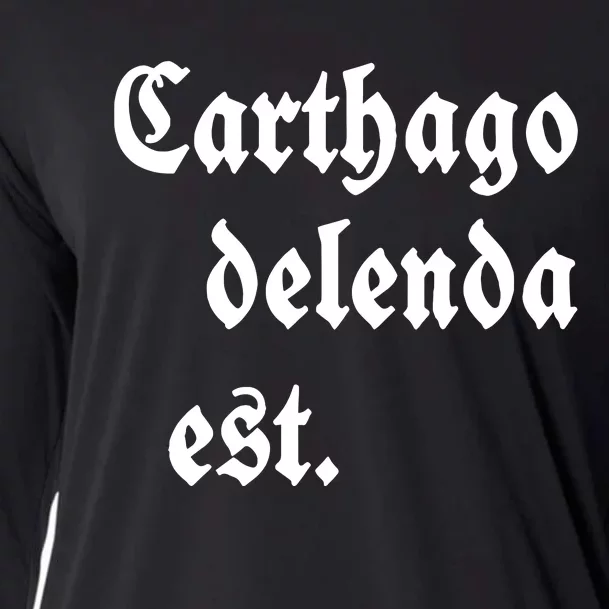 Carthago Delenda Est Cooling Performance Long Sleeve Crew