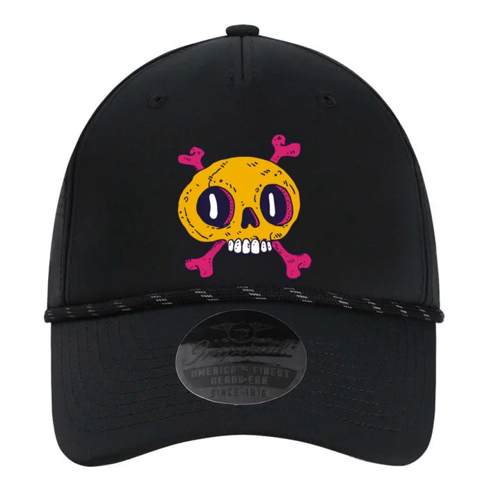 Creepy Dead Eye Skull Crossbones Performance The Dyno Cap