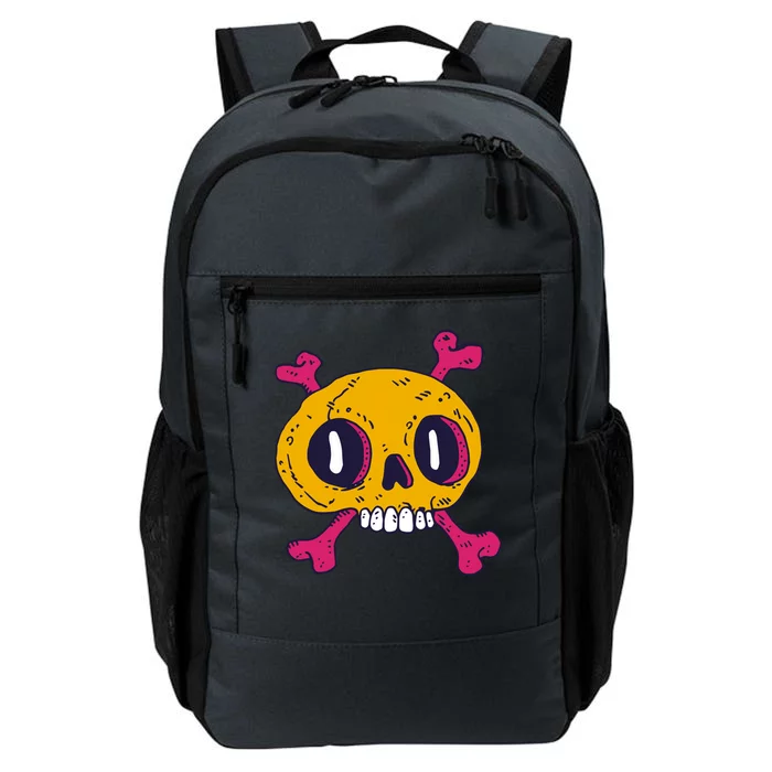 Creepy Dead Eye Skull Crossbones Daily Commute Backpack