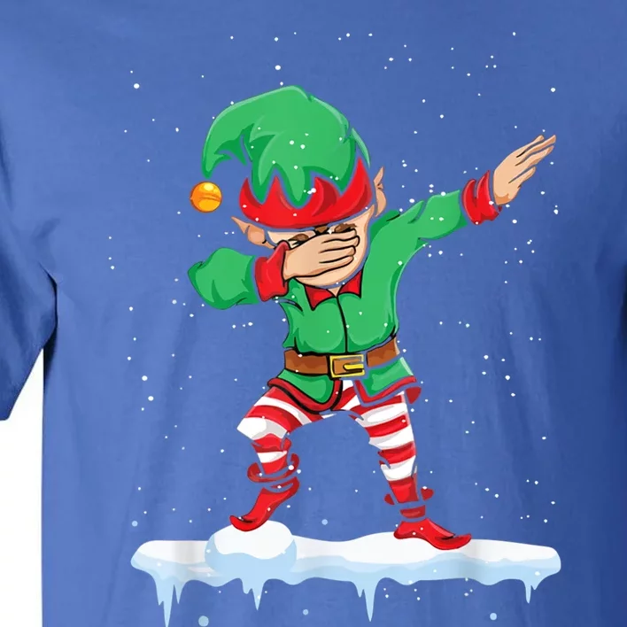 Christmas Dabbing Elf Squad Xmas Family Matching Gift Tall T-Shirt