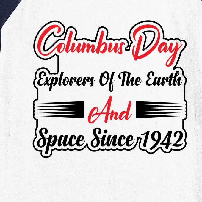 Columbus Day Explorers Celebration Graphic Baseball Sleeve Shirt