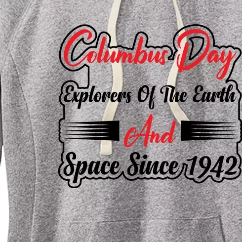 Columbus Day Explorers Celebration Graphic Women's Fleece Hoodie