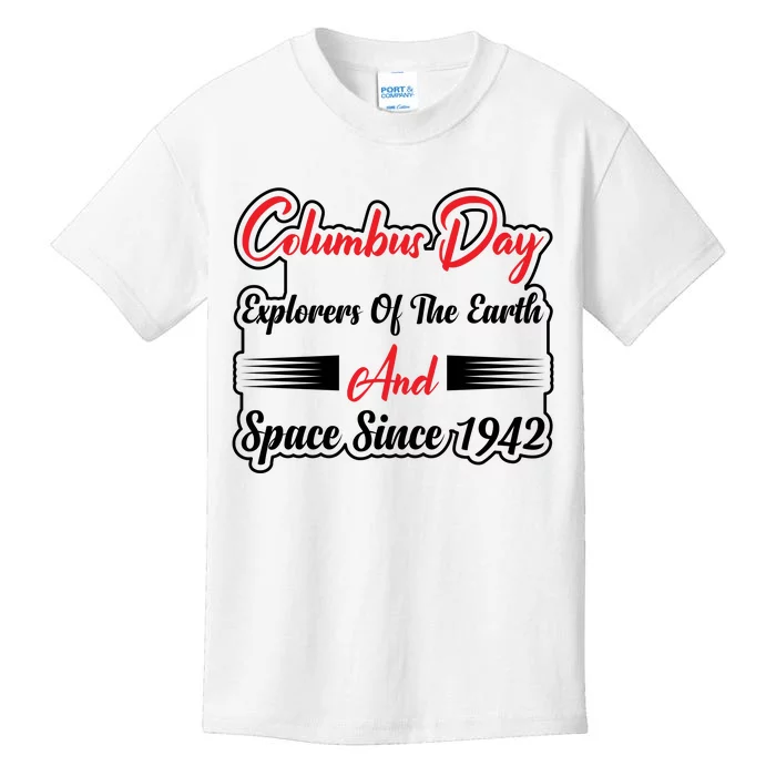 Columbus Day Explorers Celebration Graphic Kids T-Shirt