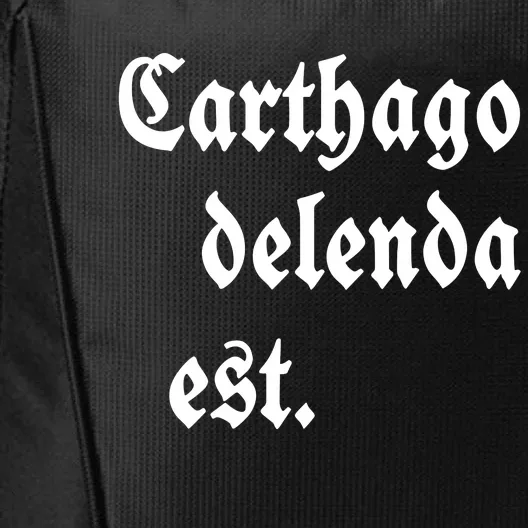 Carthago Delenda Est City Backpack