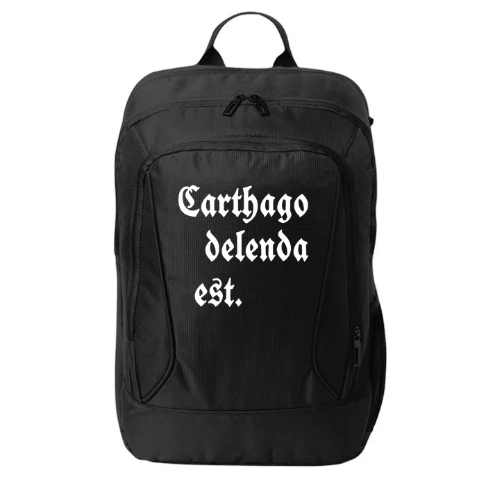 Carthago Delenda Est City Backpack