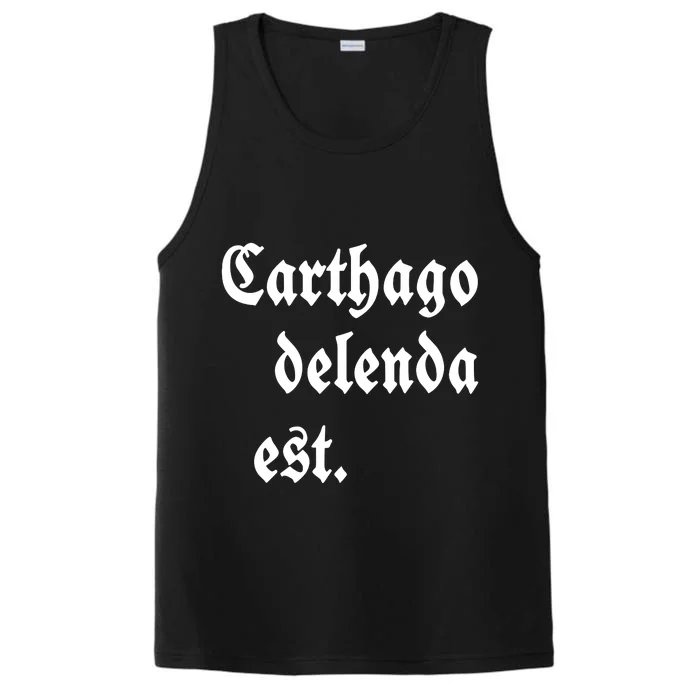 Carthago Delenda Est Performance Tank