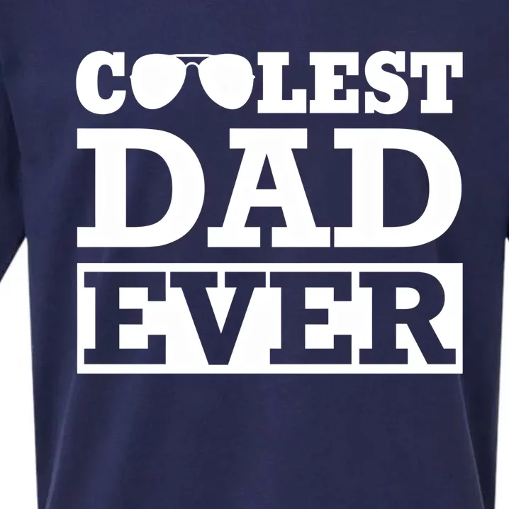 Coolest Dad Ever Coolest Dad Around Worlds Coolest Dad Meaningful Gift Sueded Cloud Jersey T-Shirt