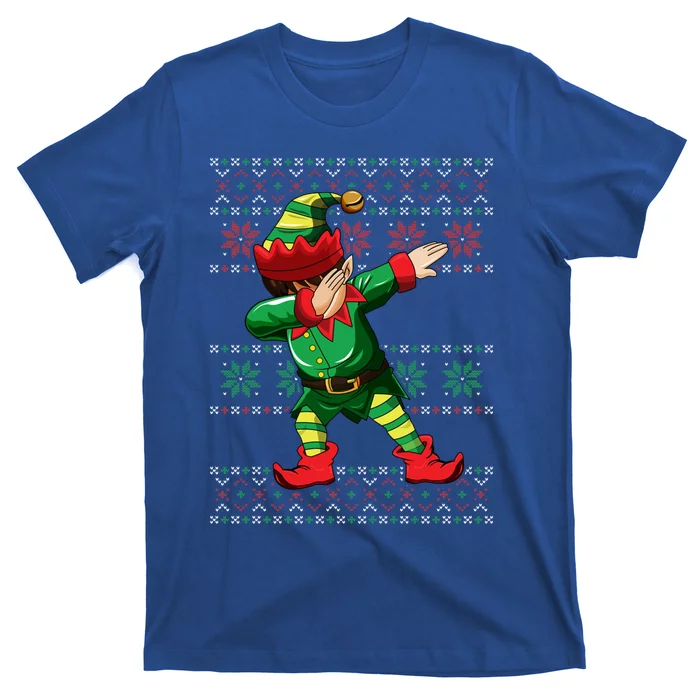 Christmas Dabbing Elf Squad Xmas Dab Gift T-Shirt