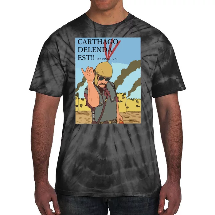 Carthago Delenda Est Funny Meme Tie-Dye T-Shirt