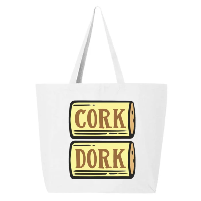 Cork Dork Funny Wine 25L Jumbo Tote